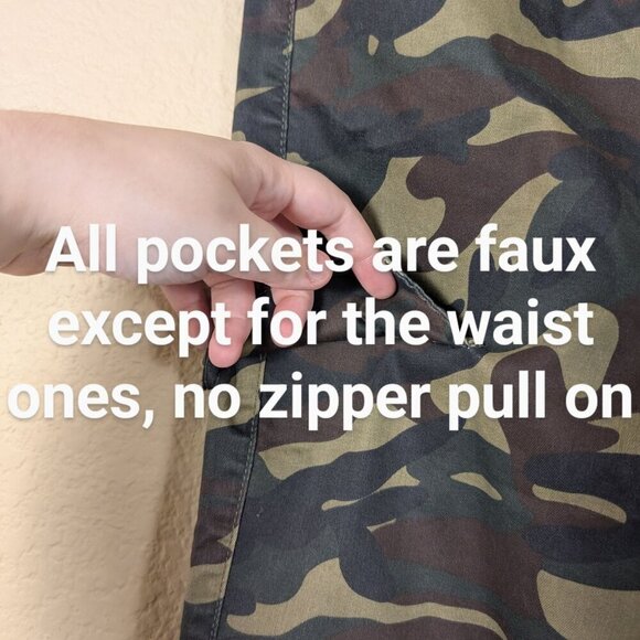 VIP Camo Jogger Pants Tactical Cargo Belted Gorpcore Womens 5/27 - Picture 10 of 10